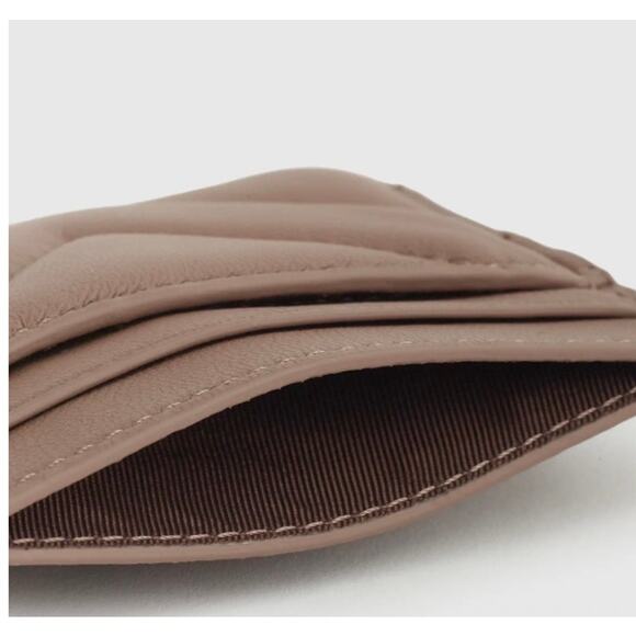 Quince tan leather card case - Picture 2 of 6